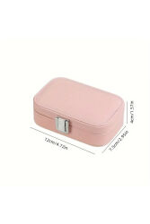 Jewelbox Pembe Seyahat Takı Kutusu 12x7,5 cm - 2