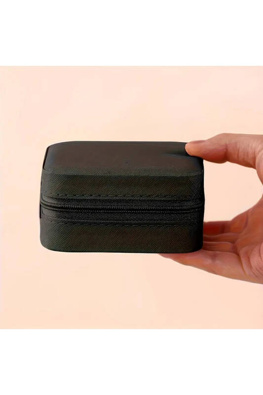 Jewelbox Siyah Minik Seyahat Takı Çantası - 2