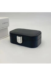 Jewelbox Siyah Seyahat Takı Kutusu 12x7,5 cm - 1